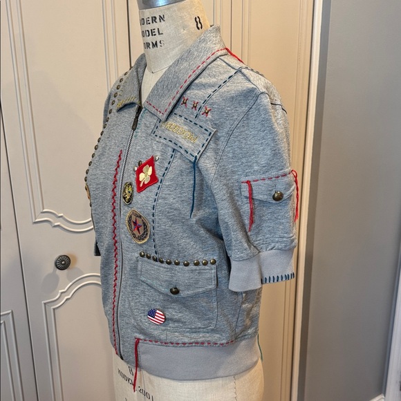 Double D Ranch Americana Bomber Jacket pristine -Small - Picture 7 of 10